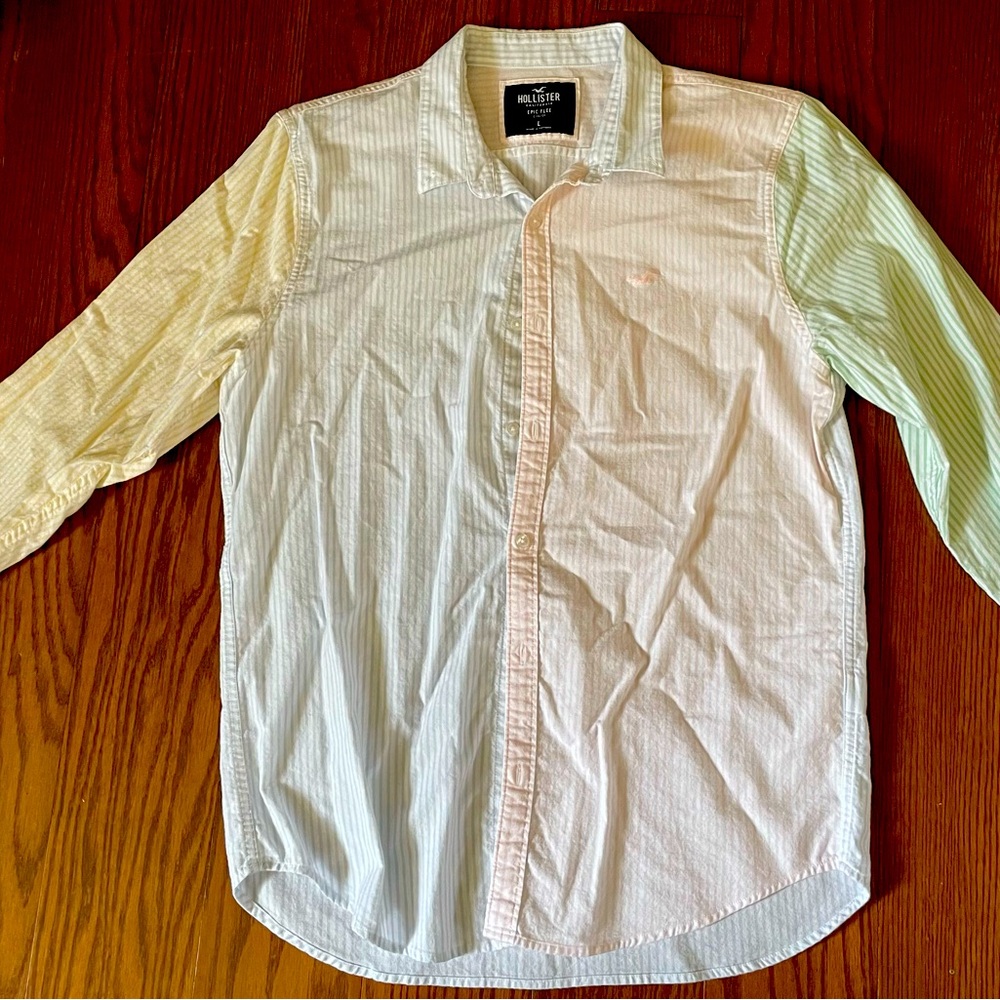 Hollister epic flex dress long sleeve shirt
